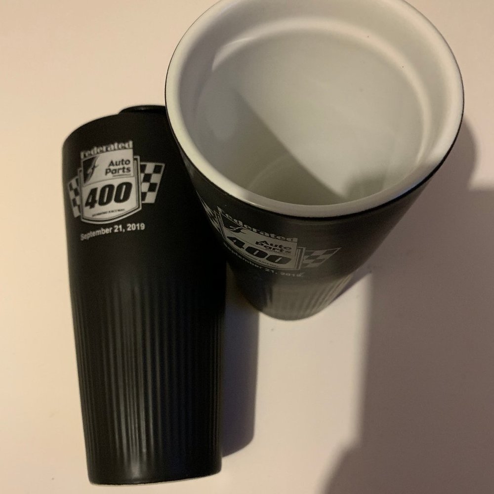 Two NEW h2GO Porcelain Mugs Heavy Duty